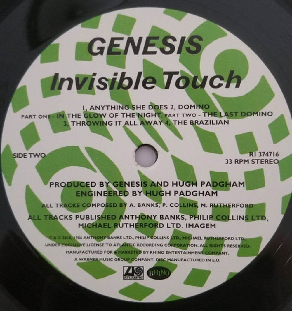 Image: Genesis – Invisible Touch (1986 LP Vinyl) Vinyl LP | Relix