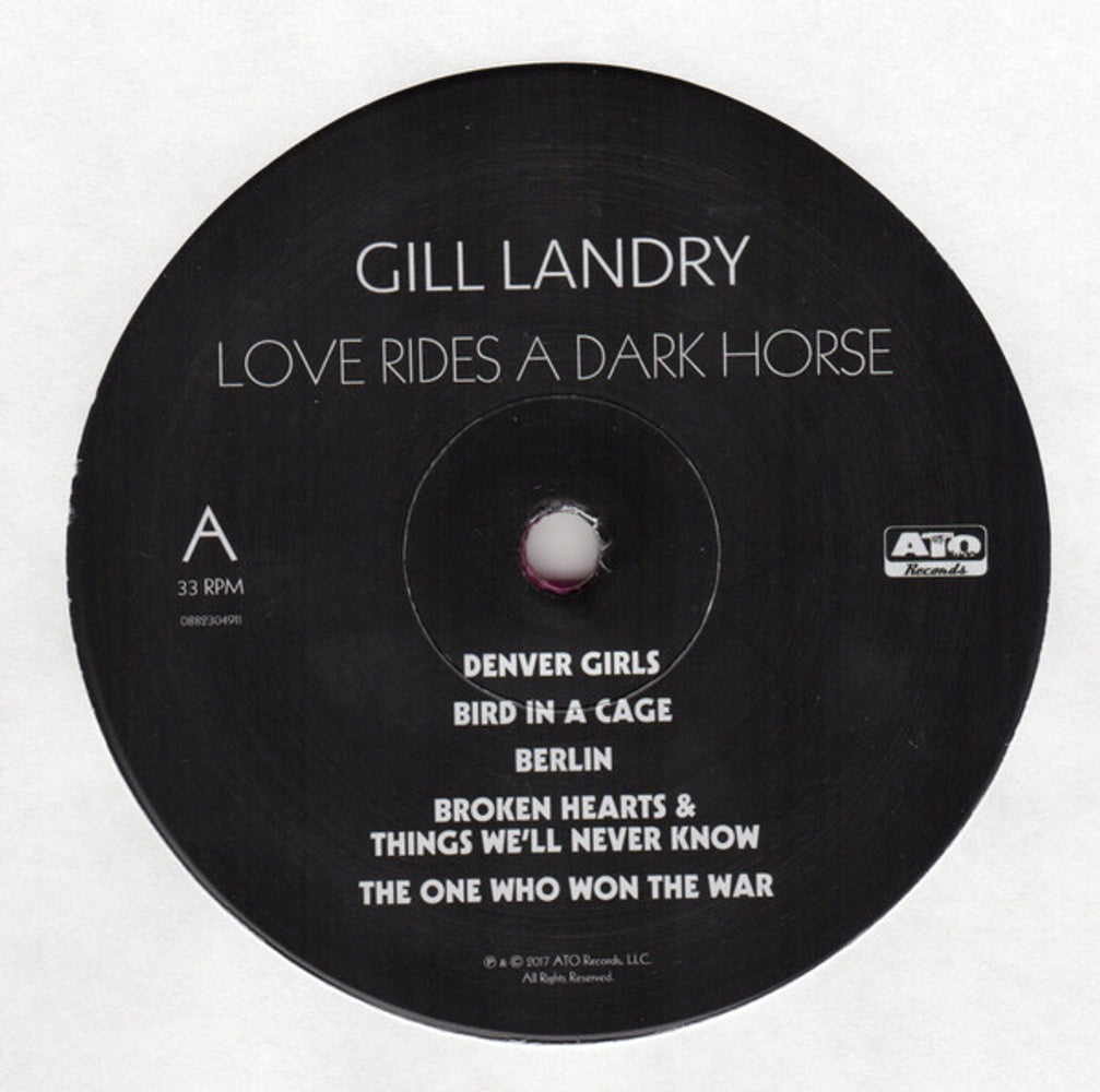 Image: Gill Landry – Love Rides A Dark Horse (Red & Black Swirl LP Vinyl) Vinyl LP | Relix