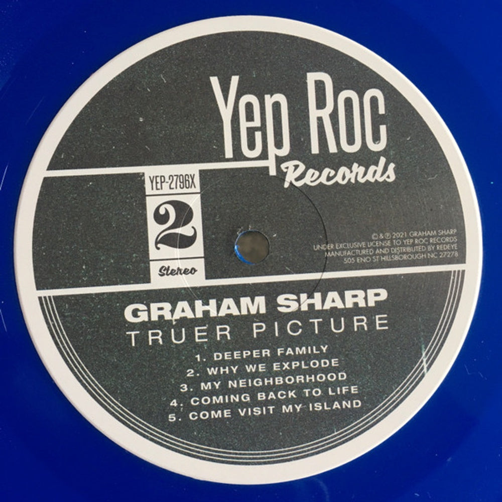 Image: Graham Sharp – Truer Picture (First Edition, Blue, Colored LP Vinyl) Vinyl LP | Relix