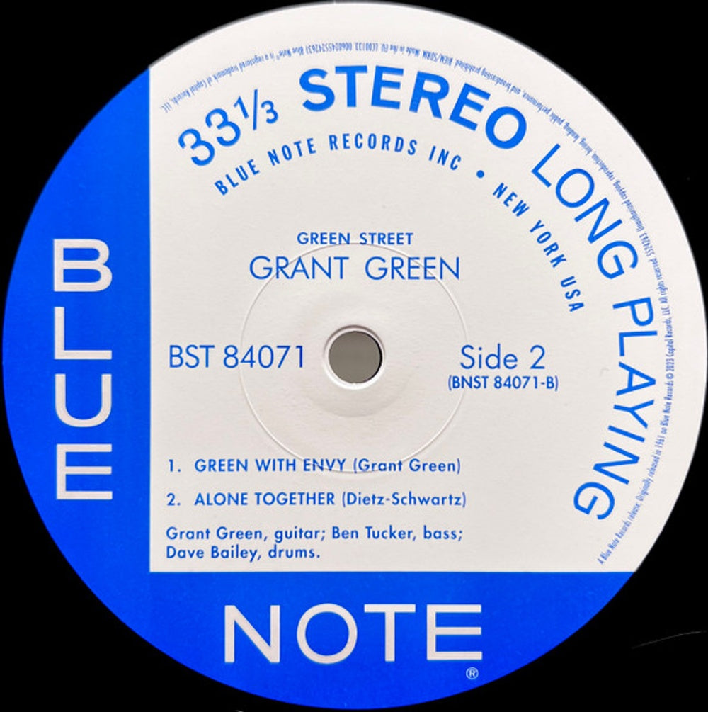 Image: Grant Green – Green Street (Blue Note Classic Vinyl Series) Vinyl LP | Relix
