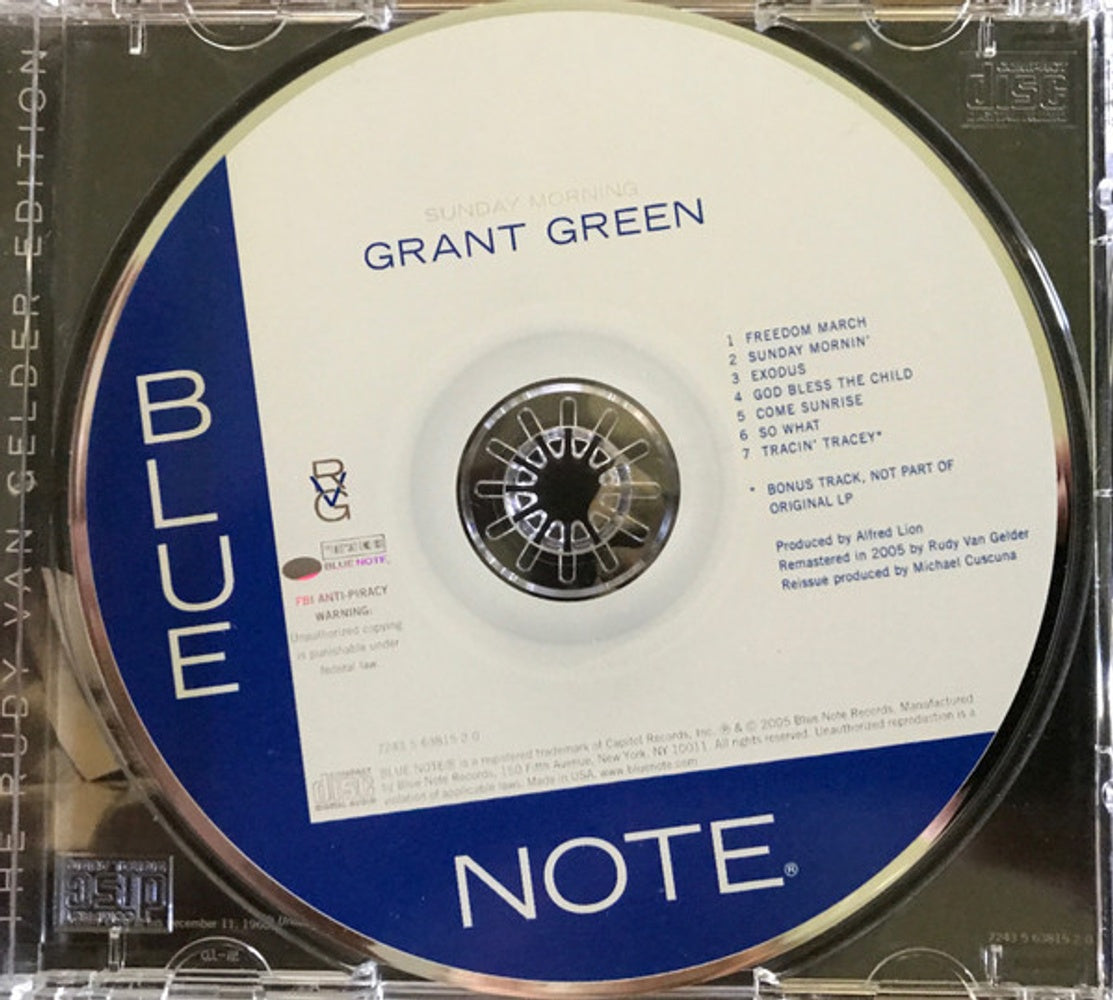 Image: Grant Green – Sunday Morning (Bonus Track, Remastered CD) CD | Relix