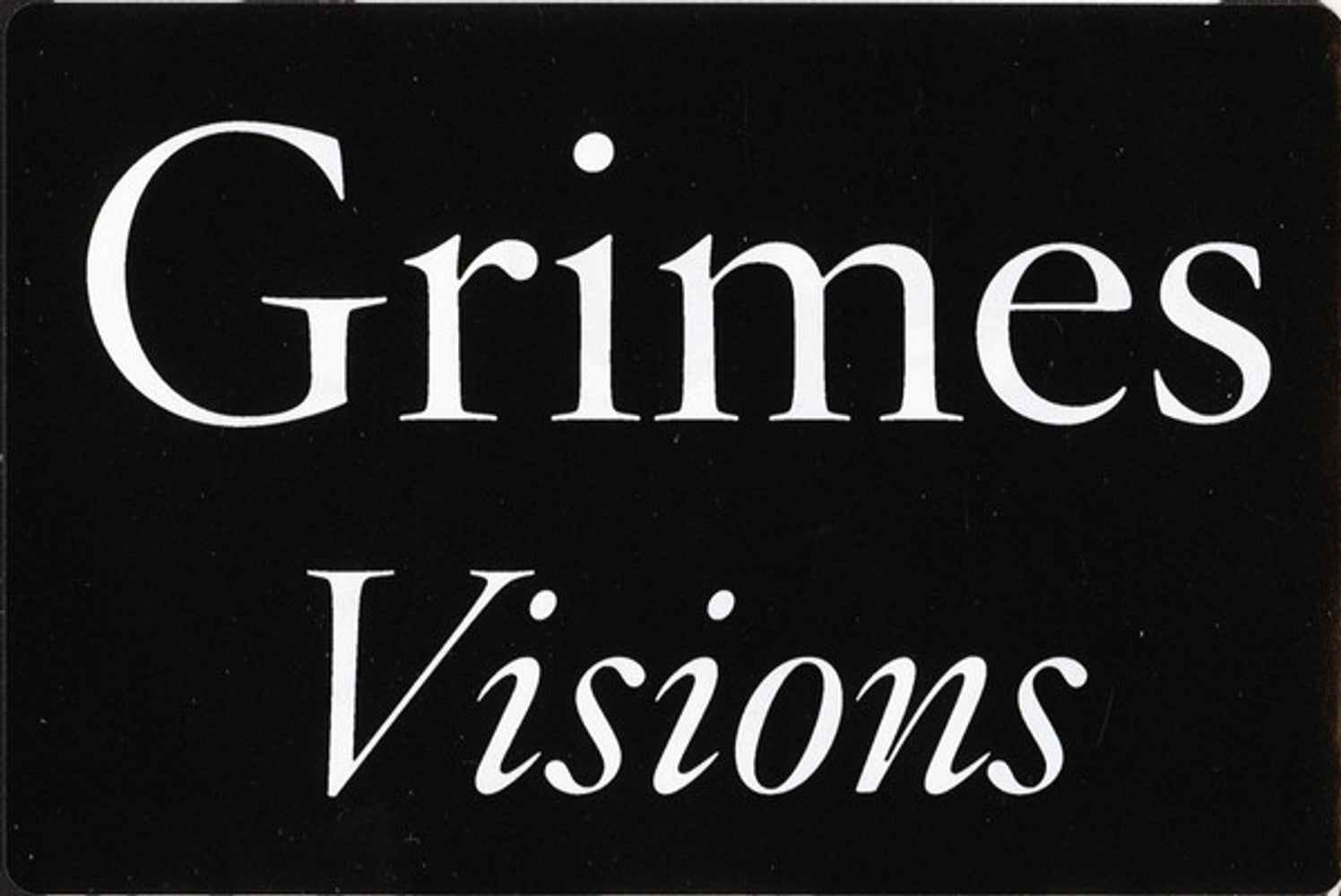 Image: Grimes – Visions Vinyl LP | Relix