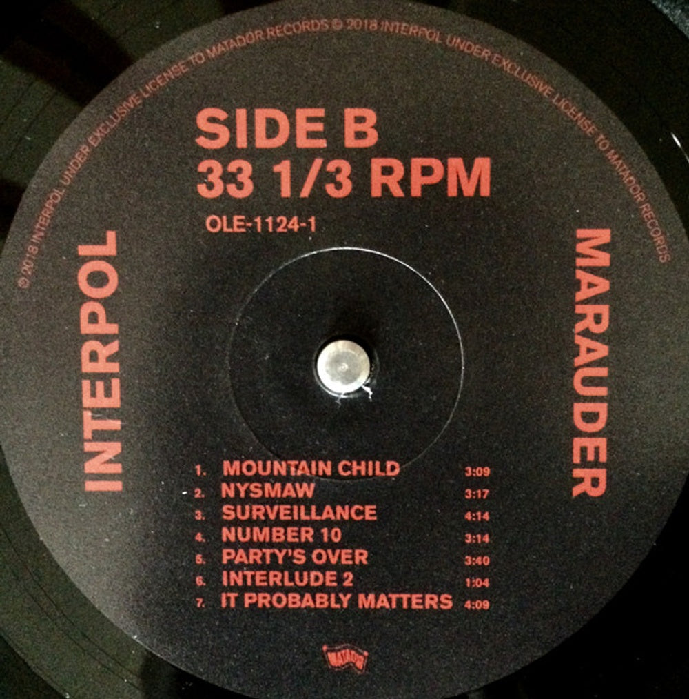 Image: Interpol – Marauder Vinyl LP | Relix