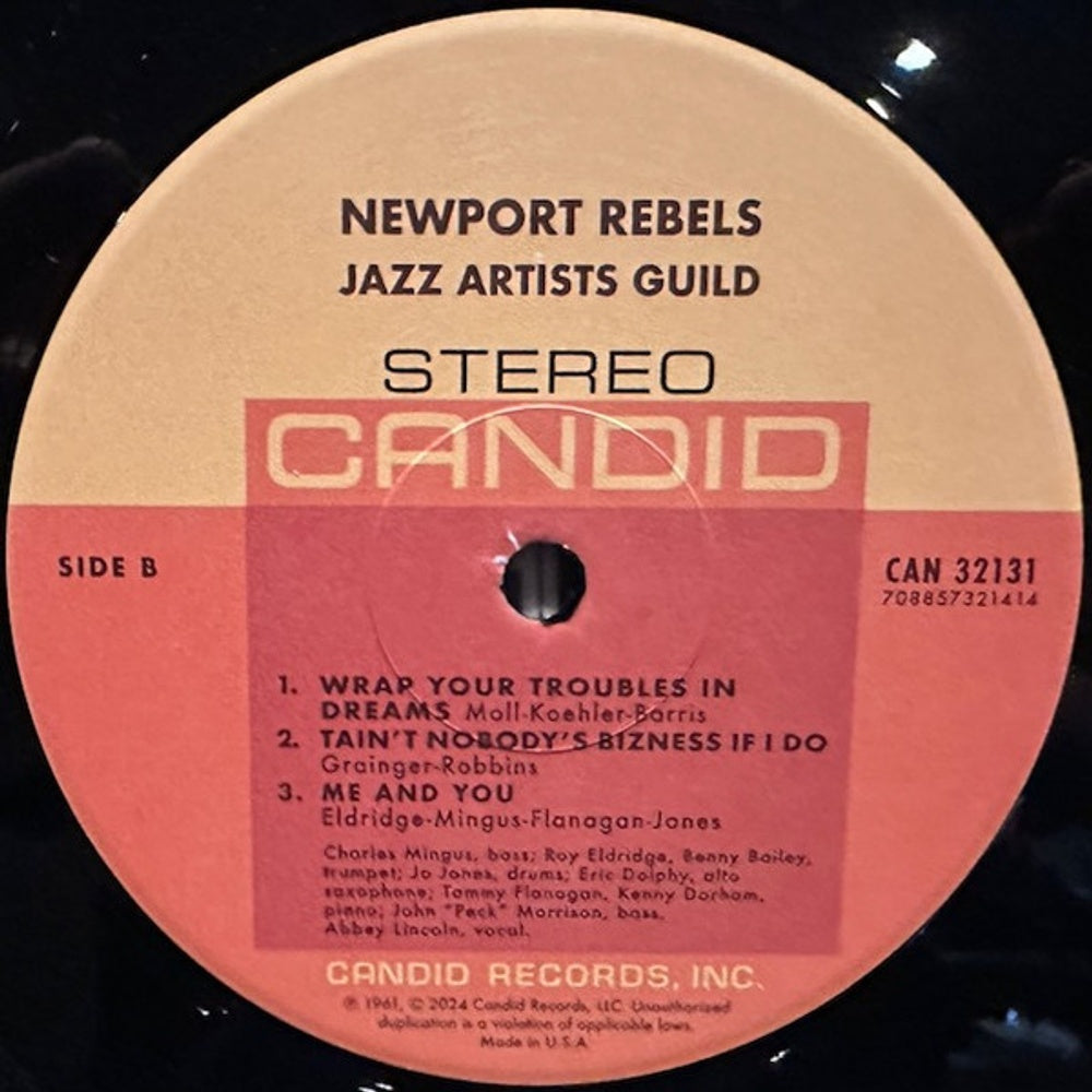 Image: Jazz Artist Guild – Newport Rebels (2024 Remaster, Deluxe, 180 Gram LP Vinyl) Vinyl LP | Relix