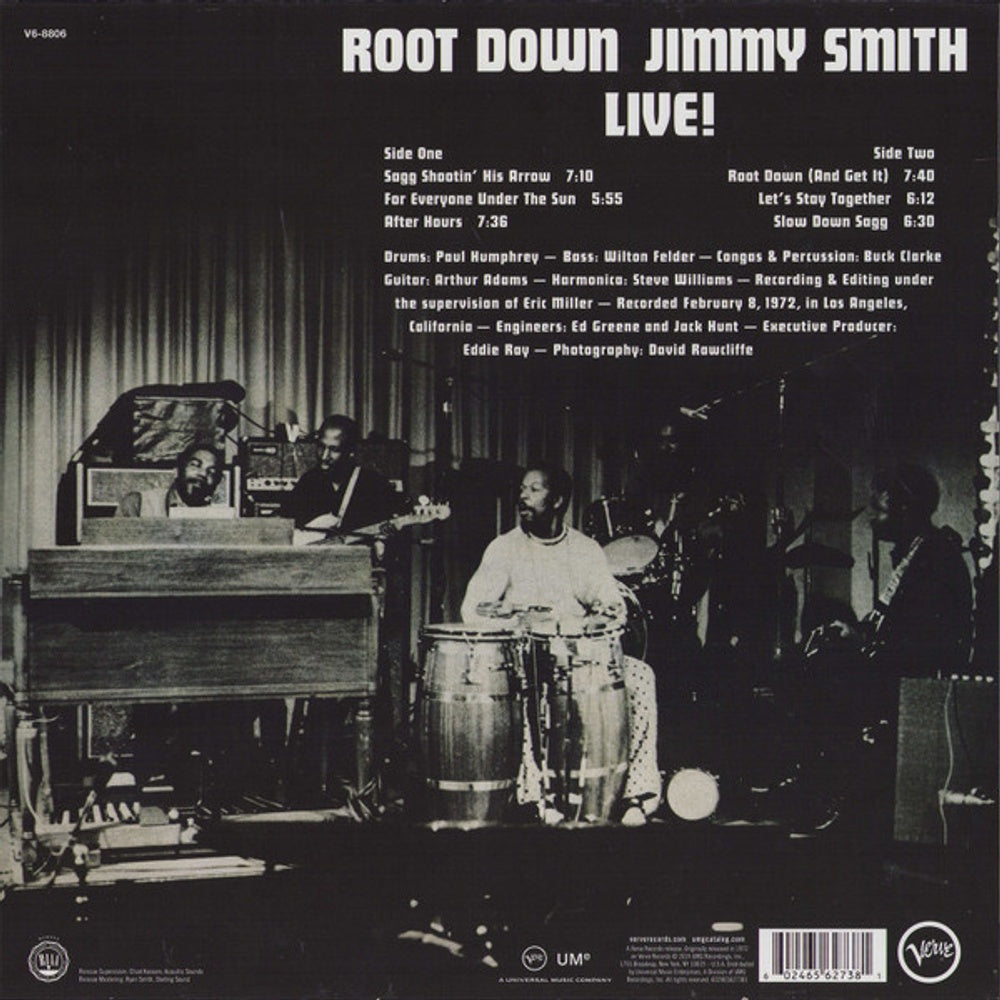 Image: Jimmy Smith – Root Down (Verve Acoustic Sounds Series, 180 Gram LP Vinyl) Vinyl LP | Relix