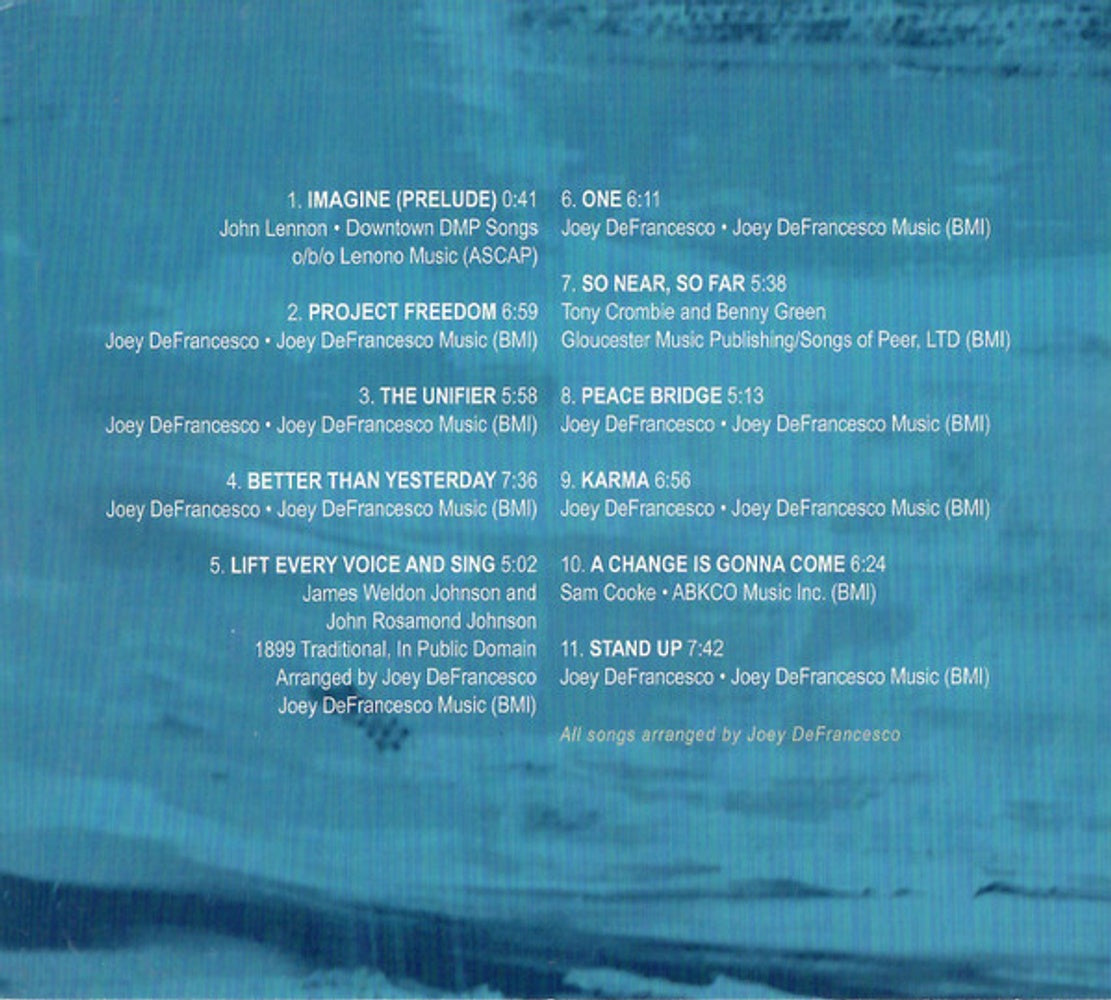 Image: Joey Defrancesco – Project Freedom CD | Relix