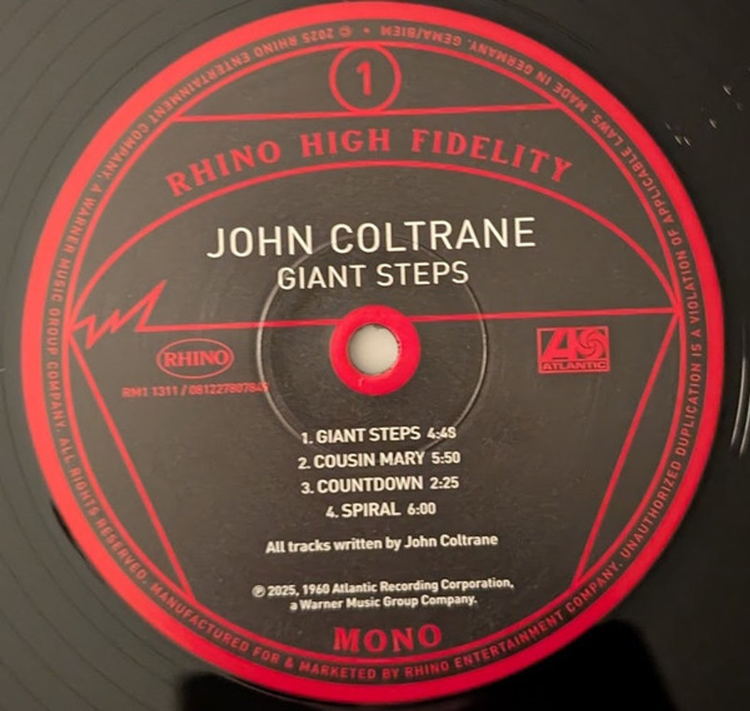 Image: John Coltrane – Giant Steps (Syeor26, 180 Gram, Mono LP Vinyl) Vinyl LP | Relix