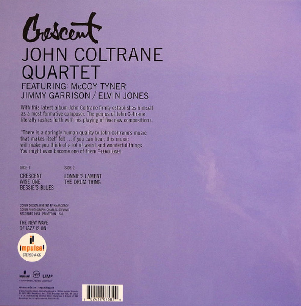 Image: John Coltrane Quartet – Crescent (Verve Acoustic Sounds Series LP Vinyl) Vinyl LP | Relix