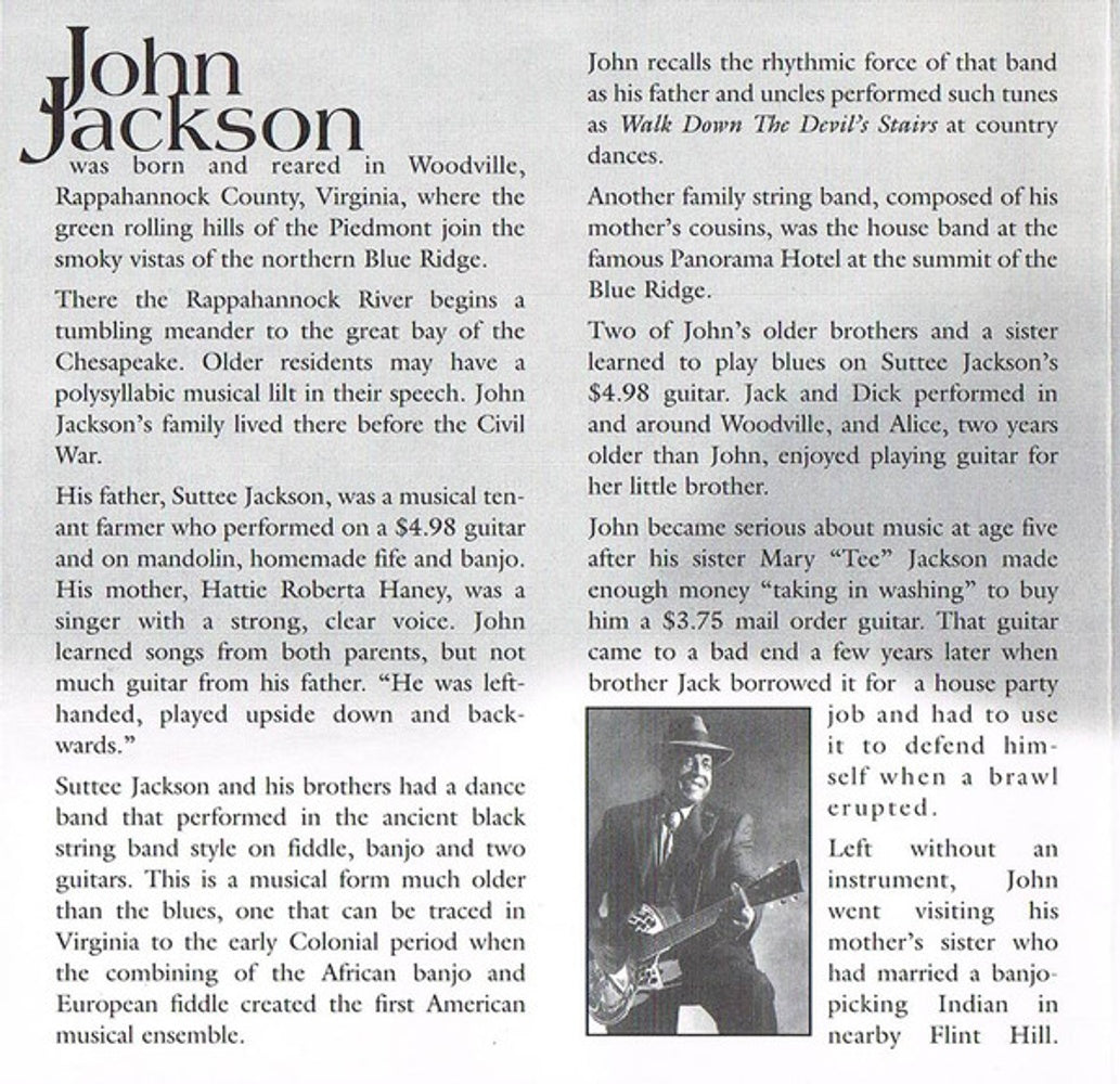 Image: John Jackson – Front Porch Blues CD | Relix