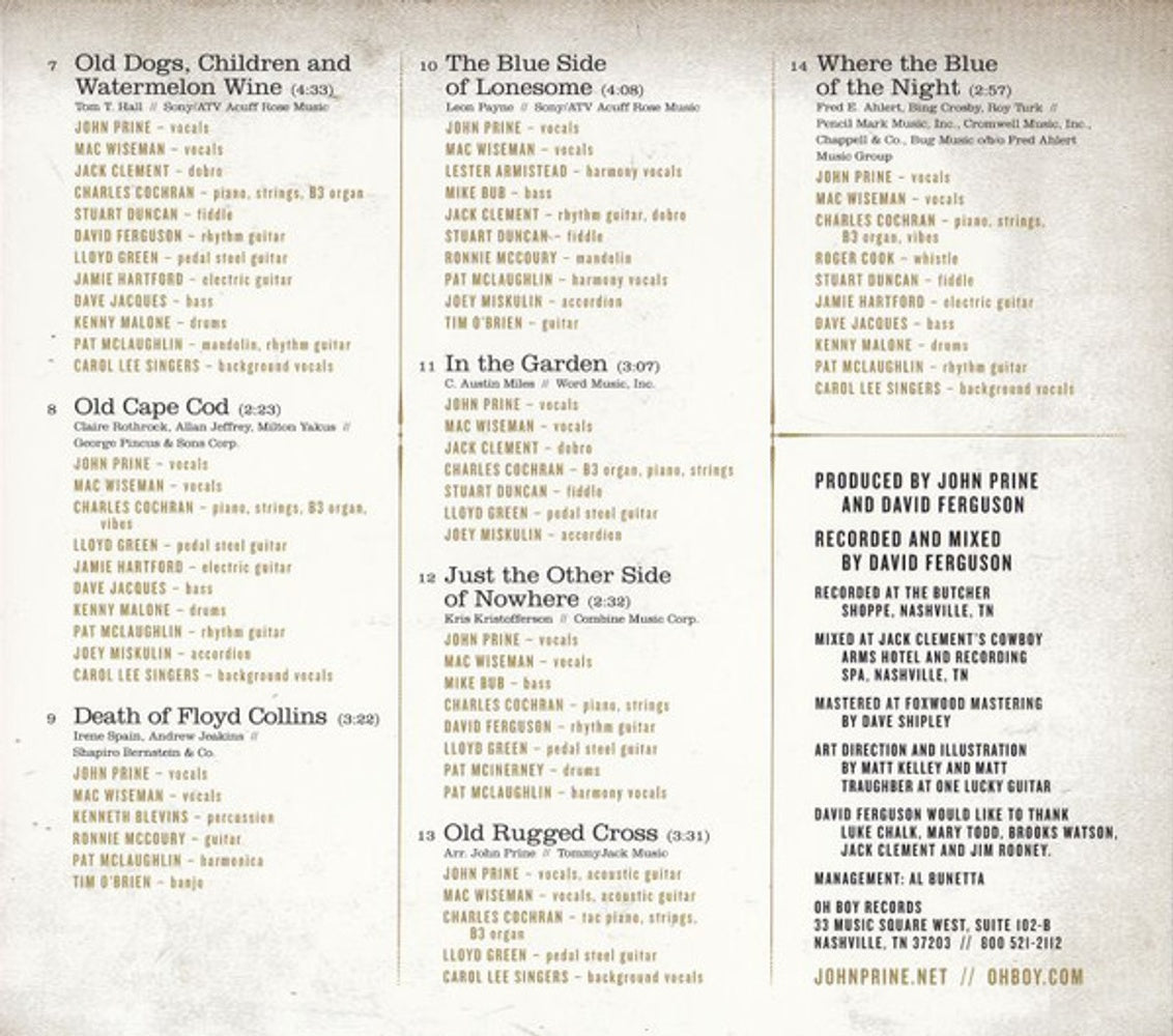 Image: John Prine & Mac Wiseman – Standard Songs for Average People CD | Relix