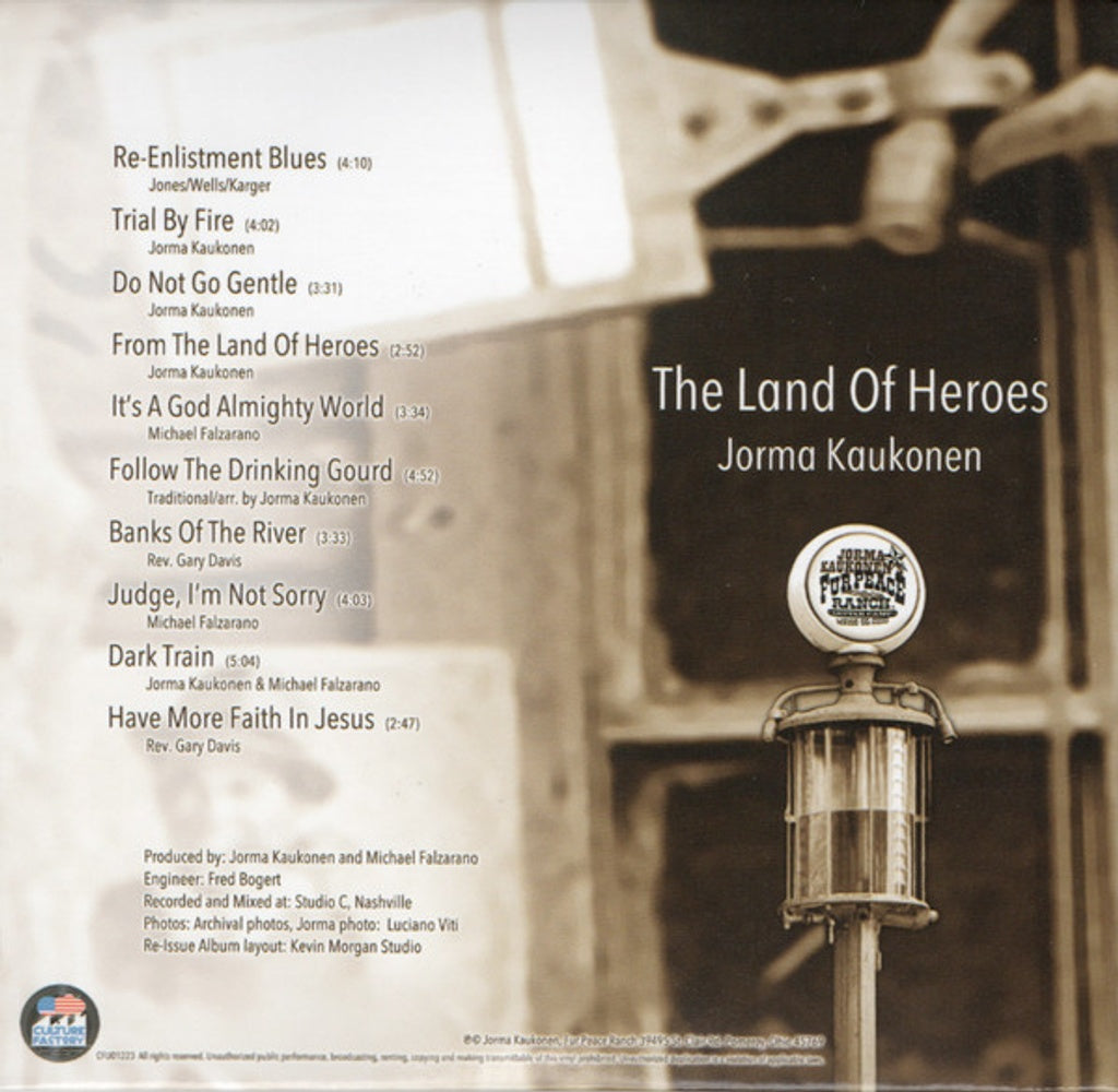 Image: Jorma Kaukonen – Land Of Heroes (Clcb, Deluxe, Remastered, Spec, Reissue CD) CD | Relix
