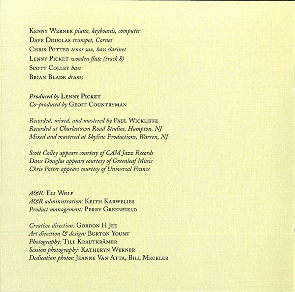 Image: Kenny Werner – Lawn Chair Society CD | Relix