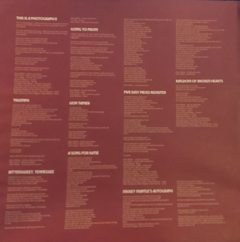 Image: Kevin Morby – More Photographs (A Continuum LP Vinyl) Vinyl LP | Relix