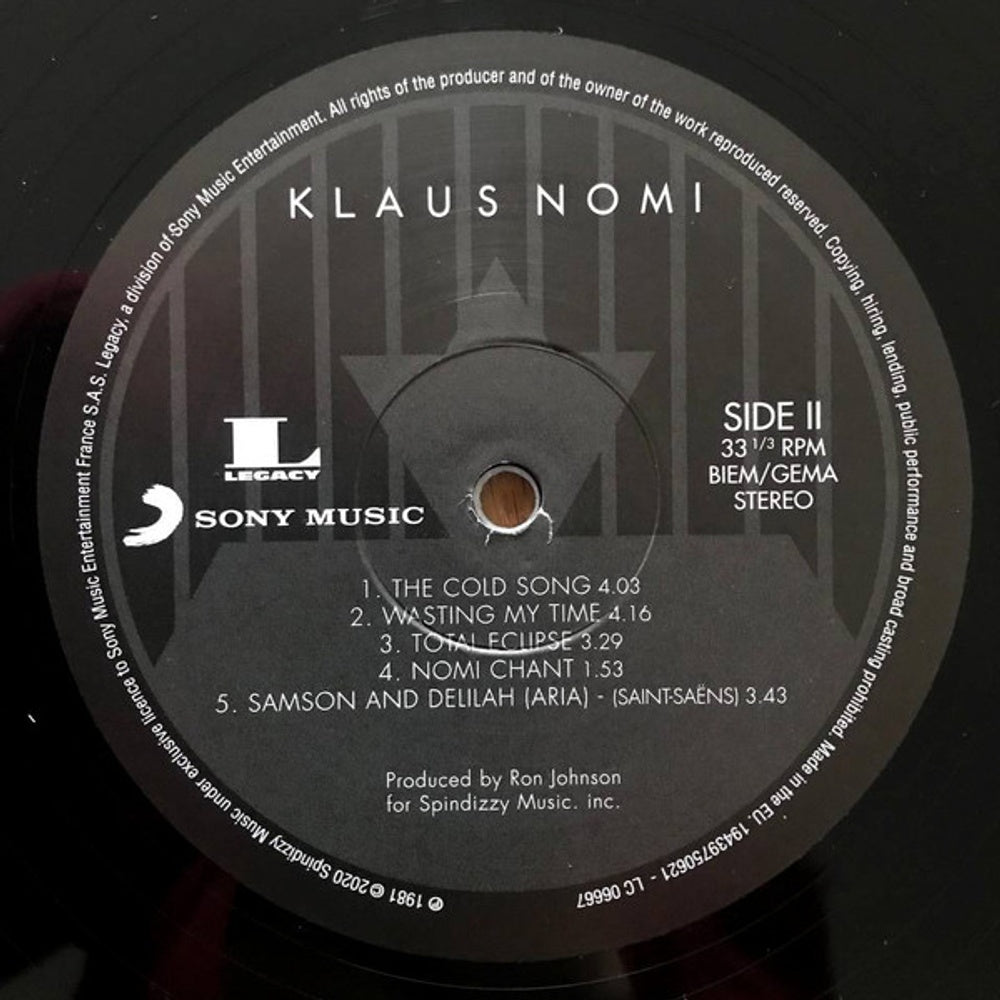 Image: Klaus Nomi – Nomi (Box LP Vinyl) Vinyl LP | Relix