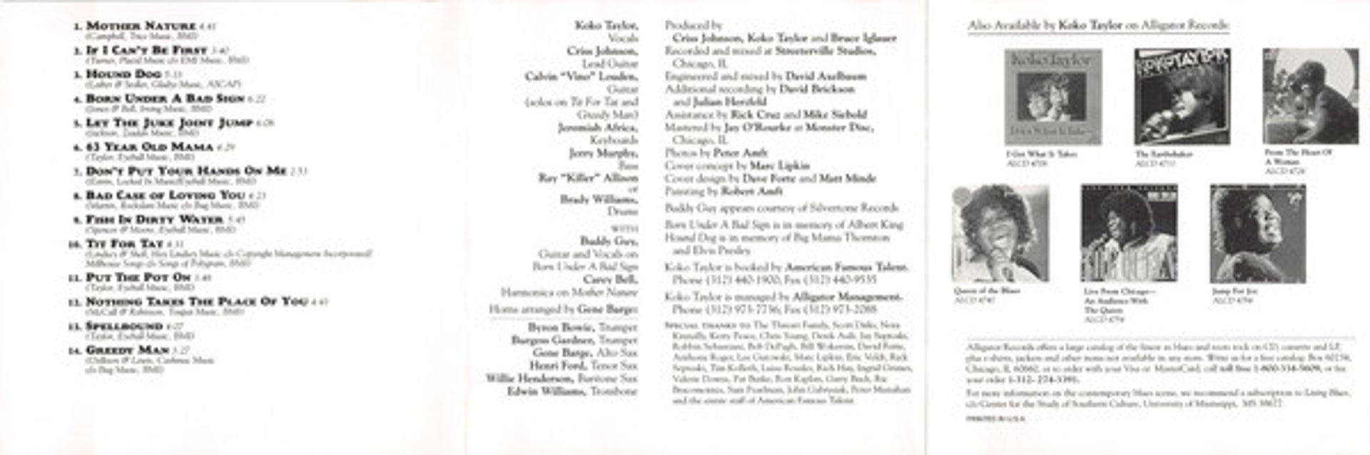 Image: Koko Taylor – Force of Nature CD | Relix