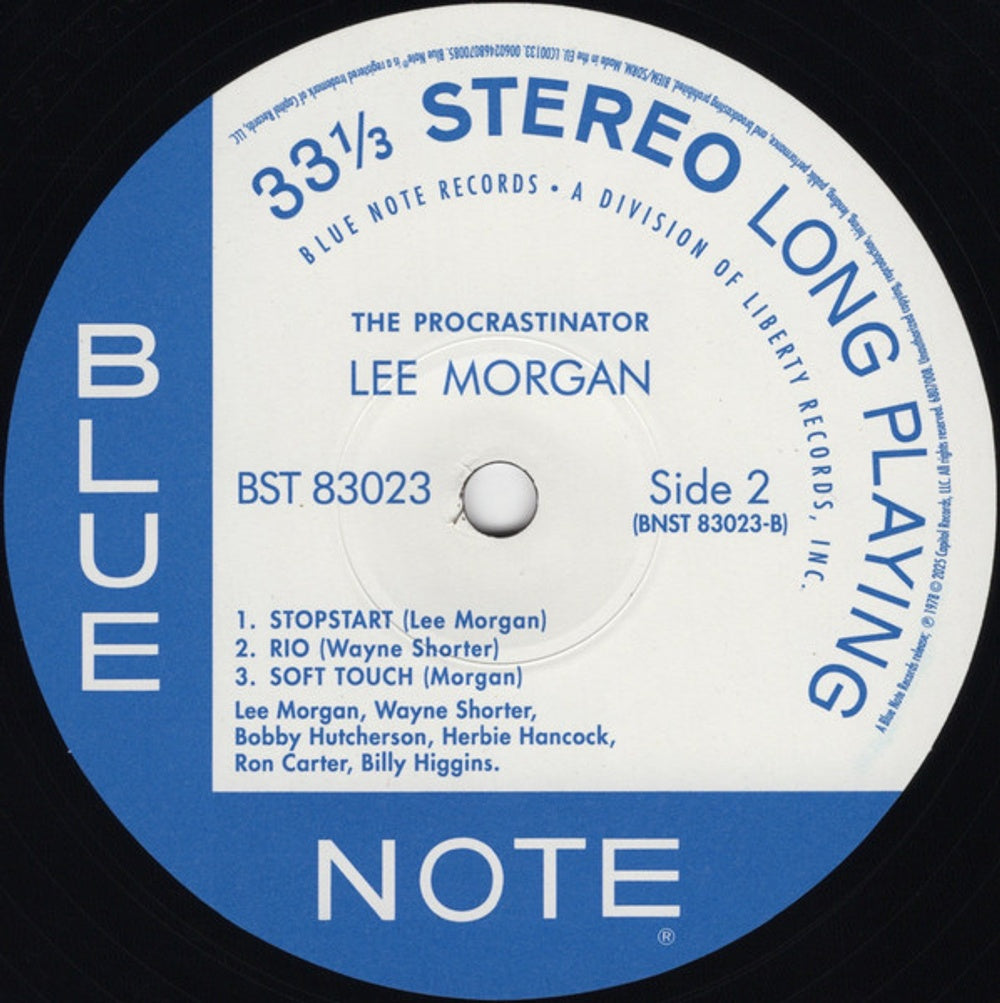 Image: Lee Morgan – Procrastinator (Blue Note Classic Vinyl Edition) Vinyl LP | Relix