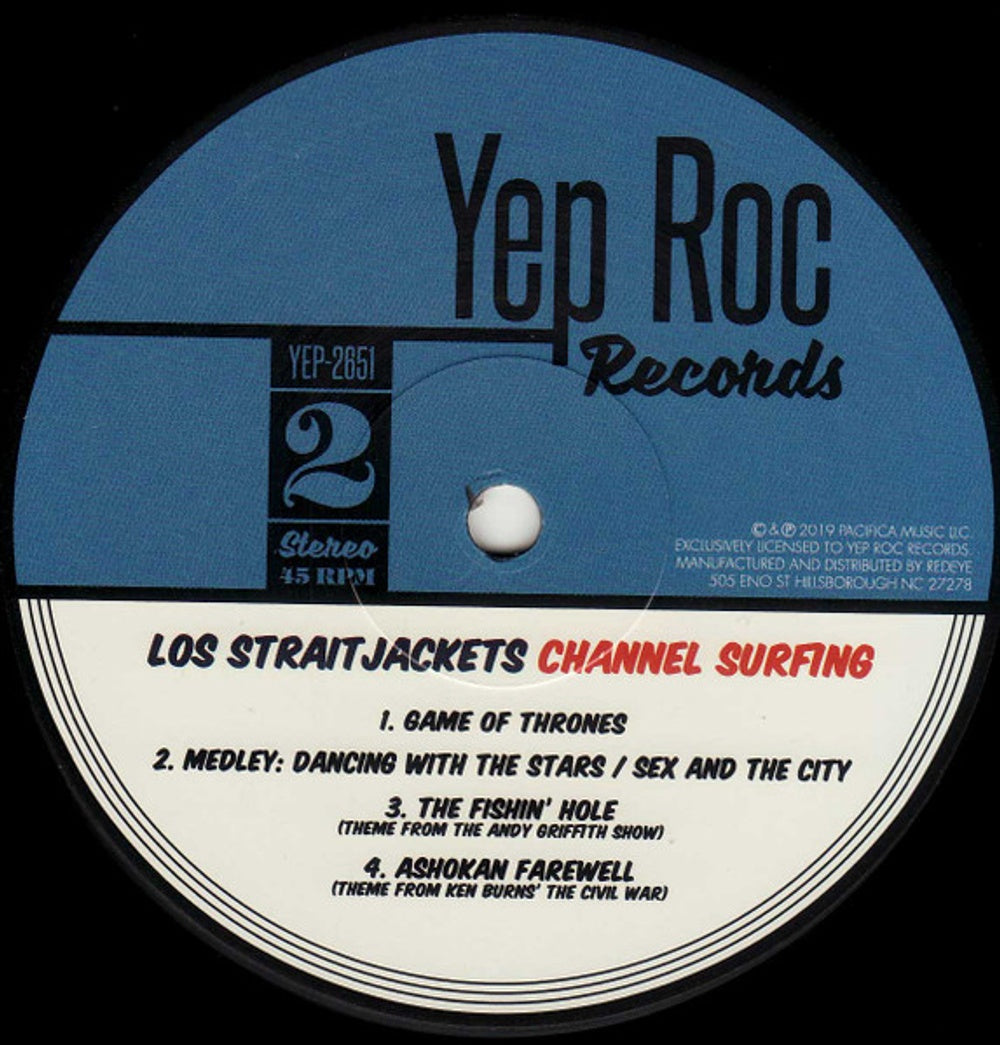 Image: Los Straitjackets – Channel Surfing EP Vinyl LP | Relix