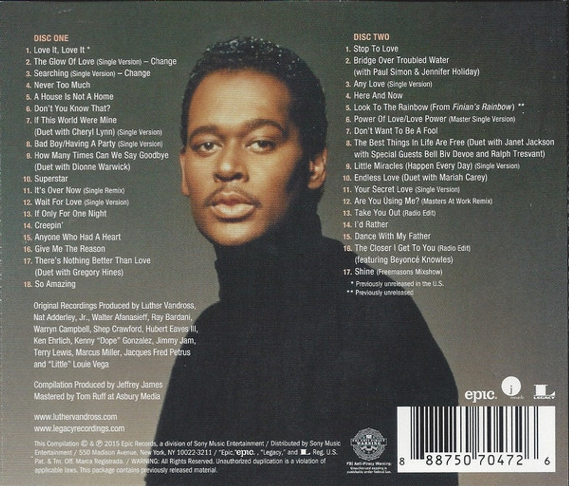 Image: Luther Vandross – Essential Luther Vandross CD | Relix