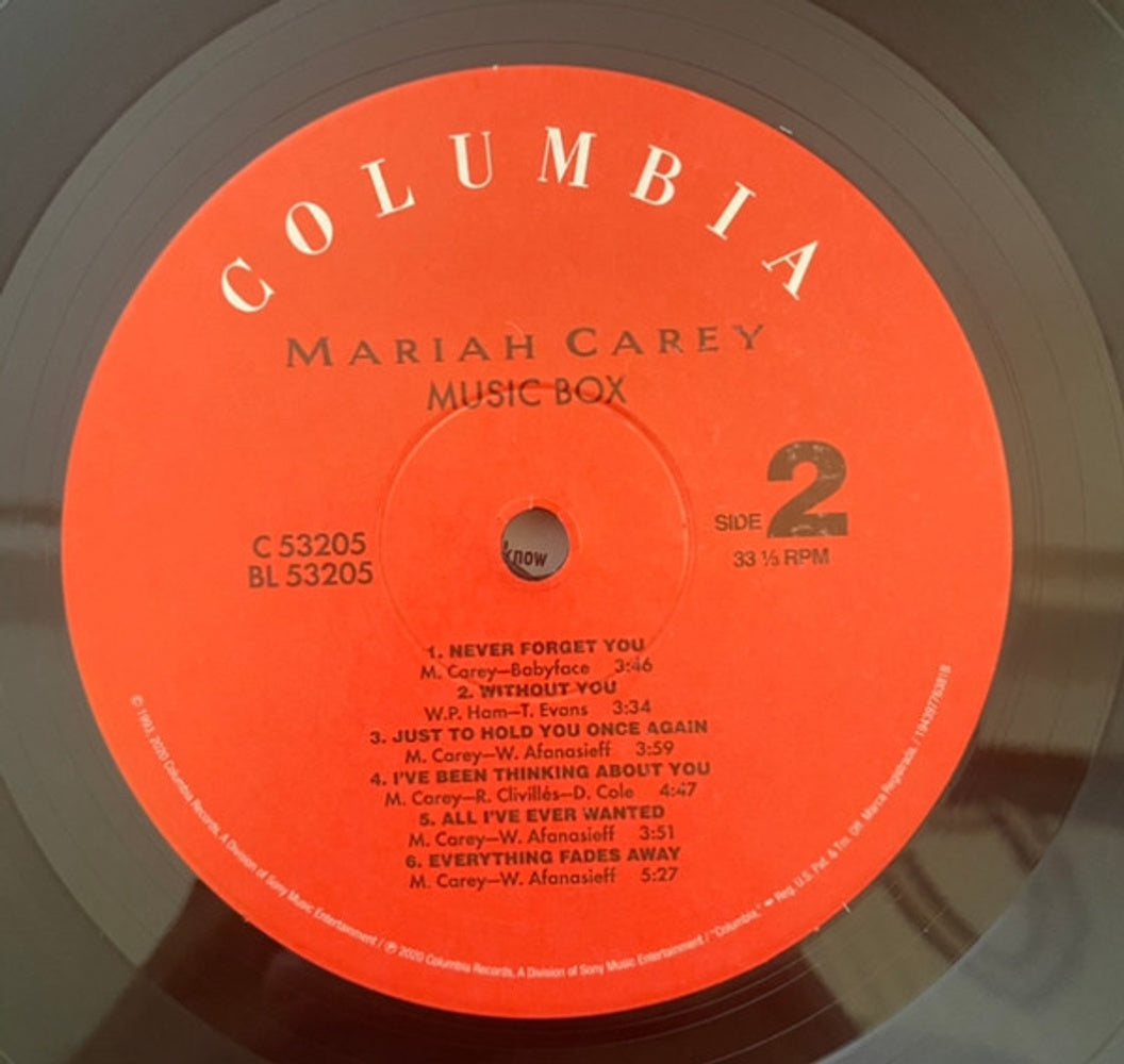 Image: Mariah Carey – Music Box Vinyl LP | Relix