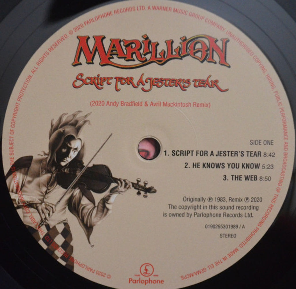 Image: Marillion – Script For A Jester's Tear (2020 Stereo Remix 3-LP Vinyl) Vinyl LP | Relix