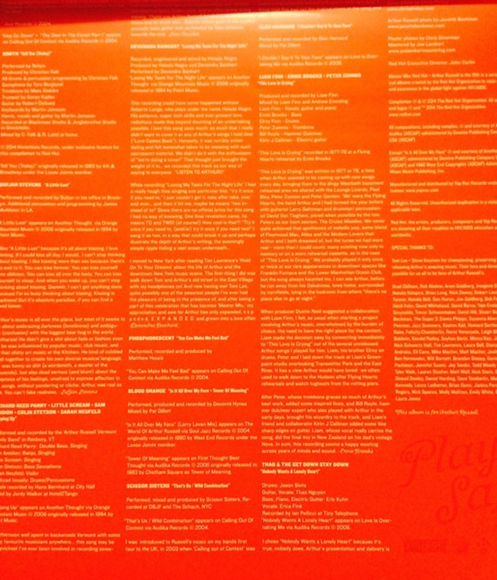 Image: Master Mix Red Hot & Arthur Russell / Various – Master Mix: Red Hot & Arthur Russell Vinyl LP | Relix