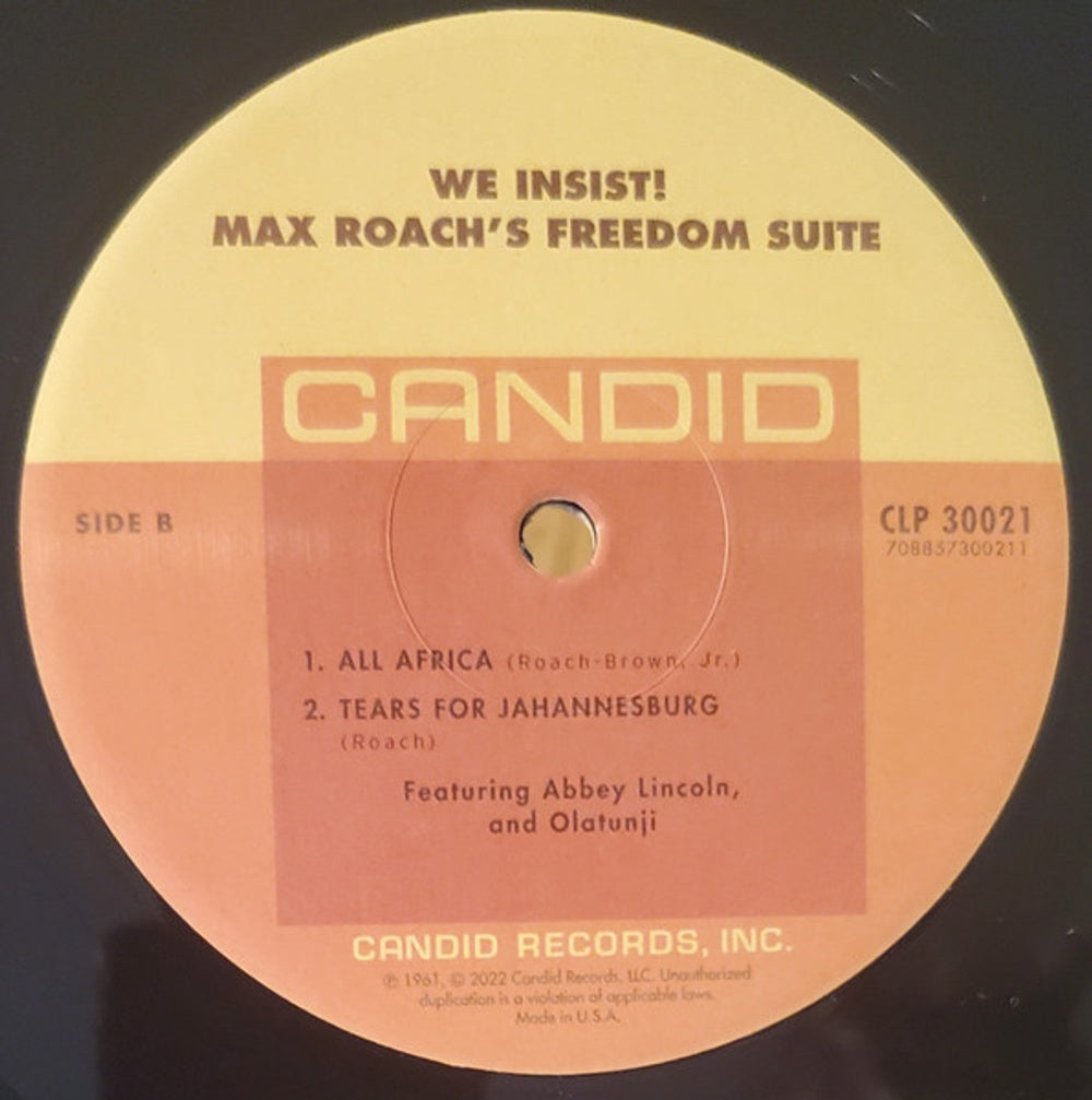 Image: Max Roach – We Insist Max Roach's Freedom Now Suite (180 Gram LP Vinyl) Vinyl LP | Relix