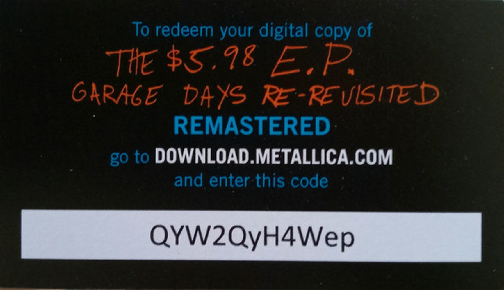 Image: Metallica – The $5.98 EP - Garage Days Re-Revisited (Black LP Vinyl) Vinyl LP | Relix