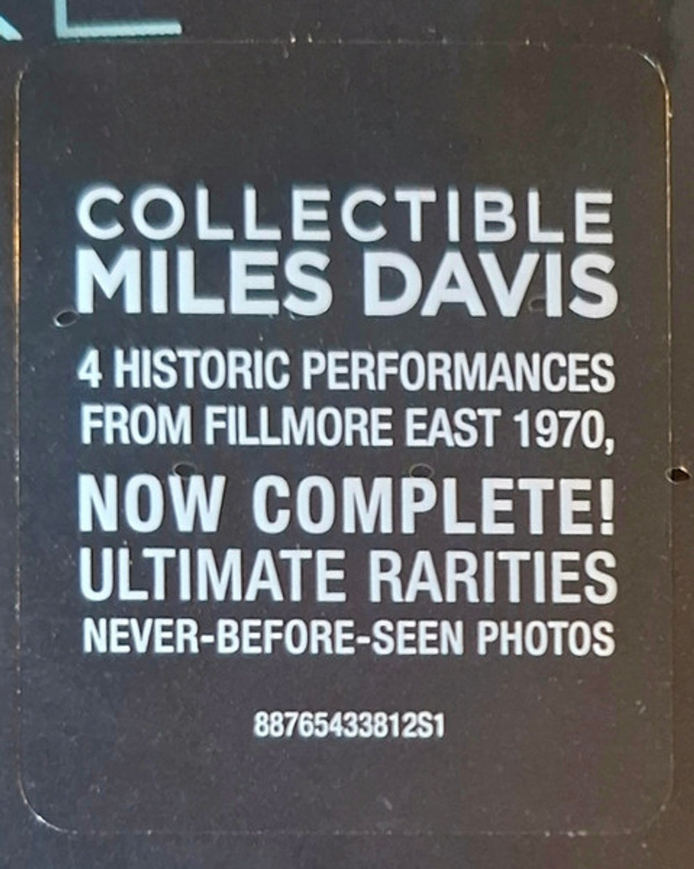 Image: Miles Davis – Miles Live at the Fillmore: Miles Davis 1970 (4-CD) CD | Relix
