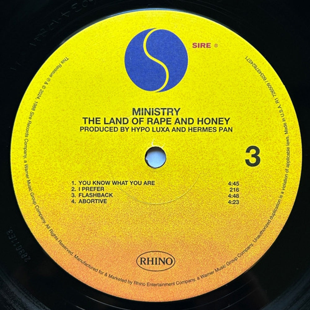 Image: Ministry – Land Of Rape And Honey (Deluxe, Bme LP Vinyl) Vinyl LP | Relix