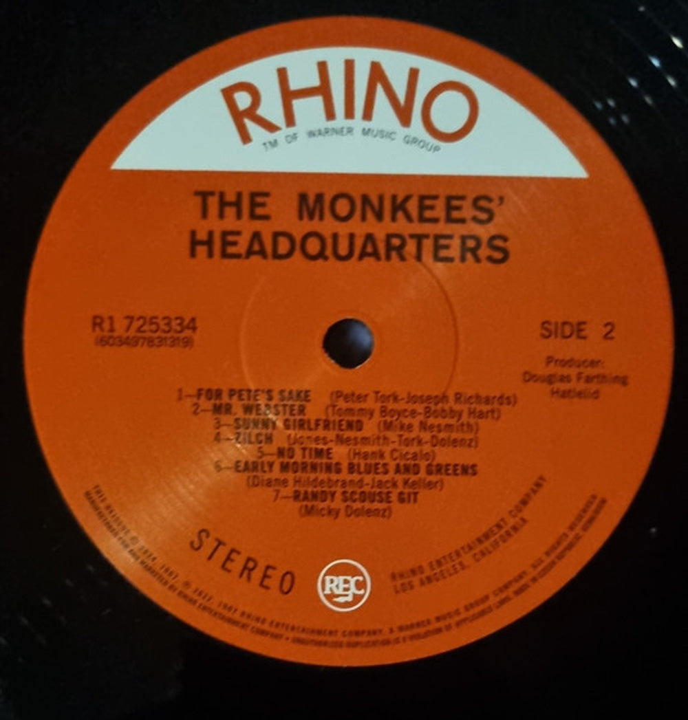 Image: Monkees – Headquarters (Bme LP Vinyl) Vinyl LP | Relix
