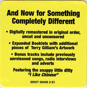 Image: Monty Python – Monty Python's Contractual Obligation Album CD | Relix