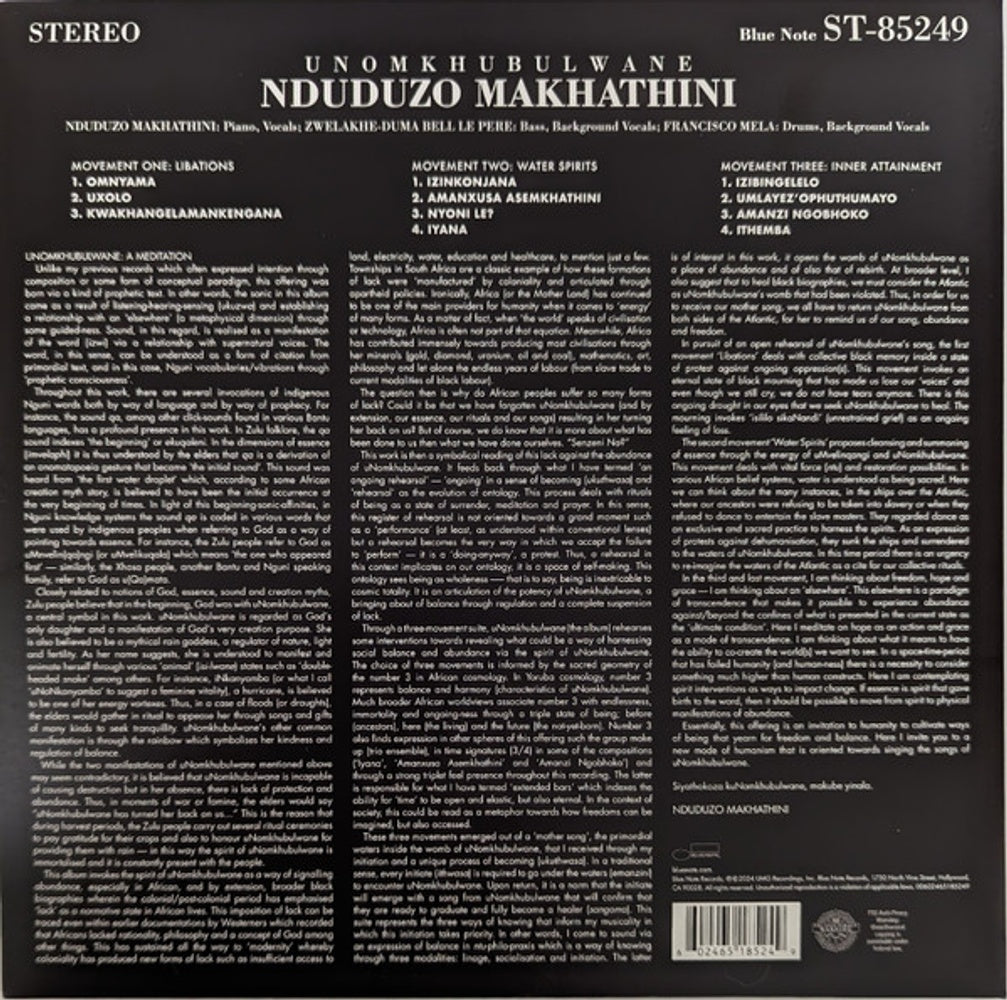 Image: Nduduzo Makhathini – Unomkhubulwane Vinyl LP | Relix