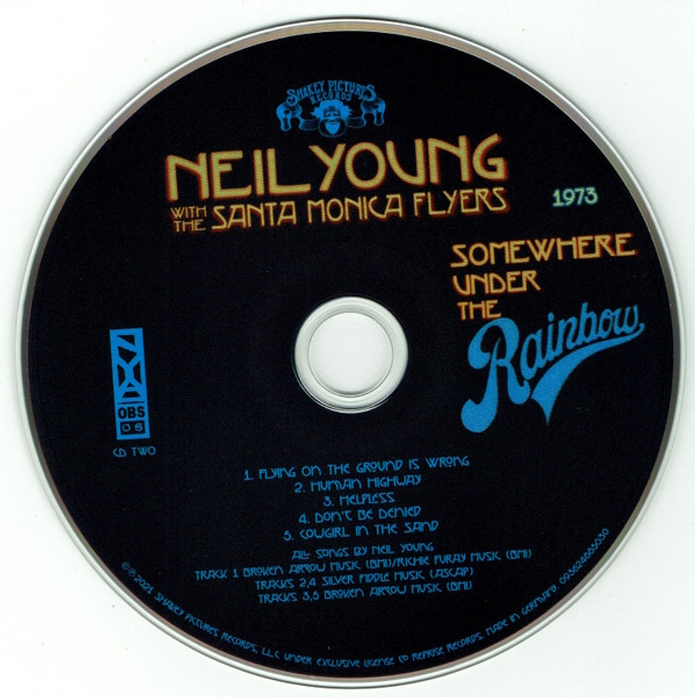 Image: Neil Young – Somewhere Under the Rainbow 1973 (2-CD) CD | Relix