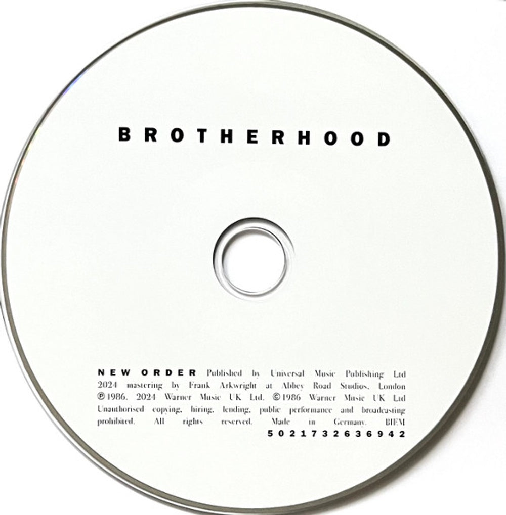 Image: New Order – Brotherhood (Hol CD) CD | Relix