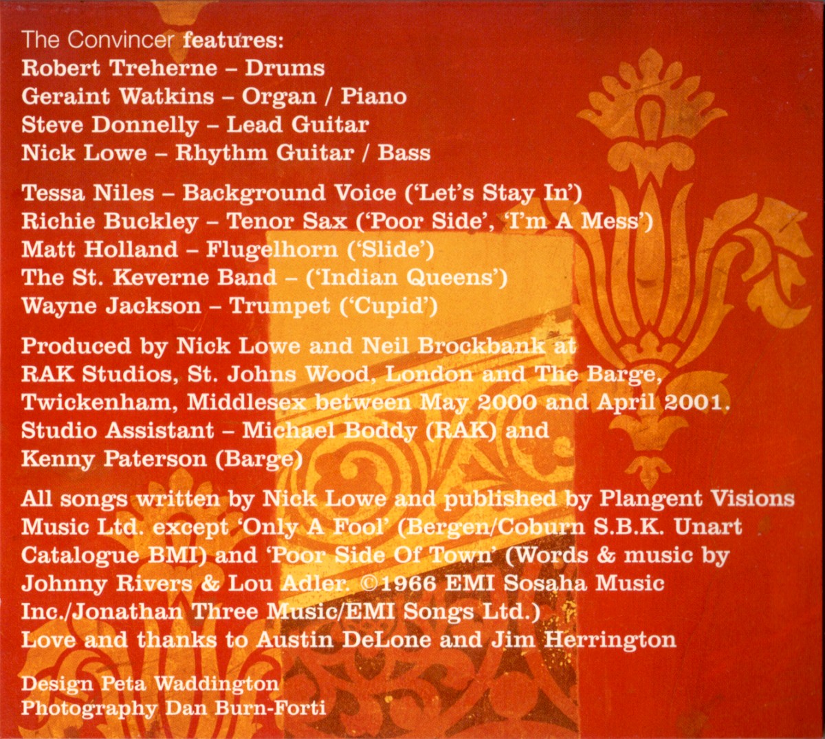 Image: Nick Lowe – The Convincer CD | Relix
