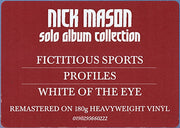 Image: Nick Mason  & Fenn,Rick – Profiles Vinyl LP | Relix