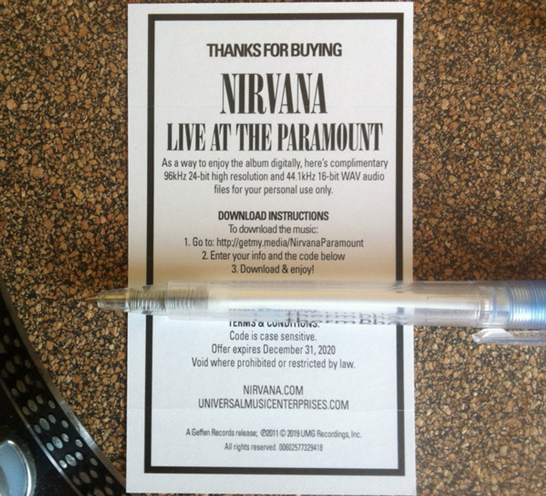 Image: Nirvana – Live At The Paramount Vinyl LP | Relix