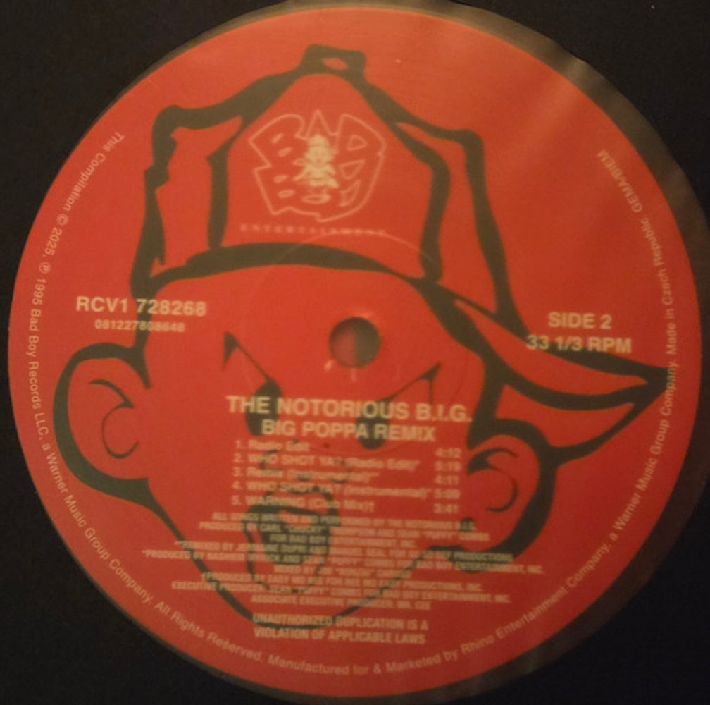 Image: Notorious BIG – Big Poppa (RSD Black Friday 2025 12" Vinyl) Vinyl LP | Relix