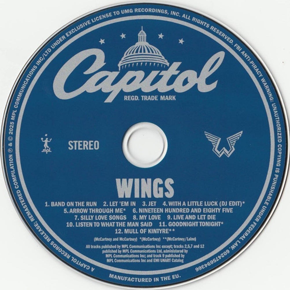 Image: Paul McCartney And Wings – Wings (2025) - CD | Relix