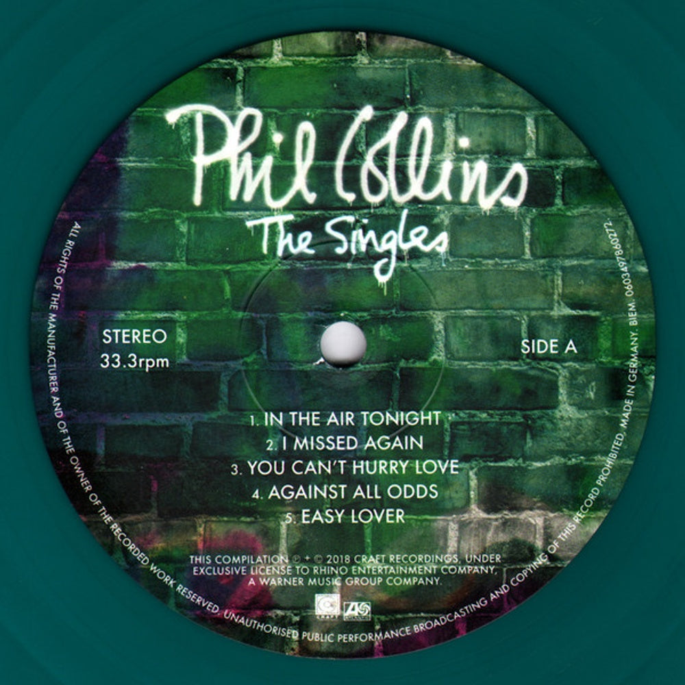Image: Phil Collins – Singles (Colored LP Vinyl) Vinyl LP | Relix