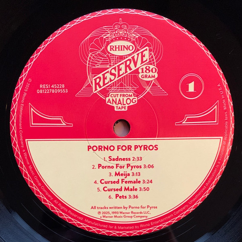 Image: Porno For Pyros – Porno For Pyros (Rhino Reserve, Rktbr25, Brick & Mortar Exclusive LP Vinyl) Vinyl LP | Relix