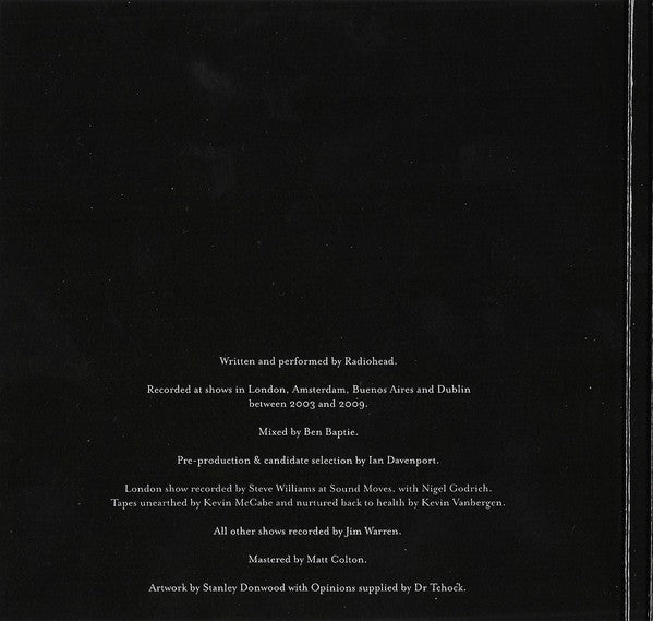 Image: Radiohead – Hail to the Thief (Live Recordings 2003-2009 CD) CD | Relix