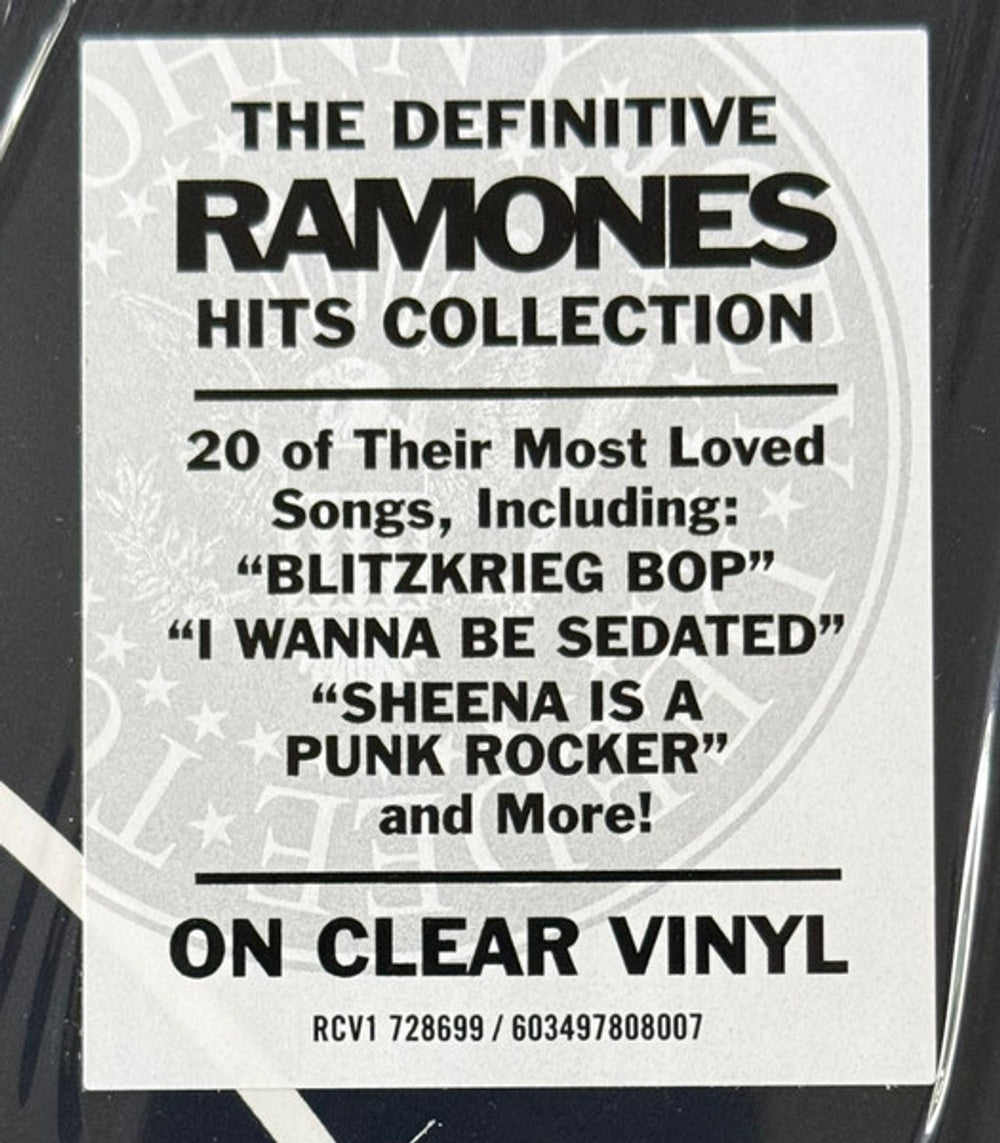 Image: Ramones – Greatest Hits (Clear LP Vinyl) Vinyl LP | Relix