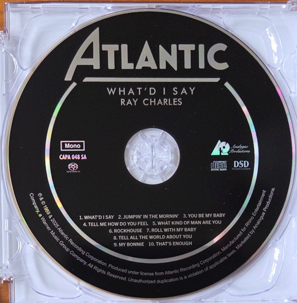 Image: Ray Charles – What'd I Say CD | Relix