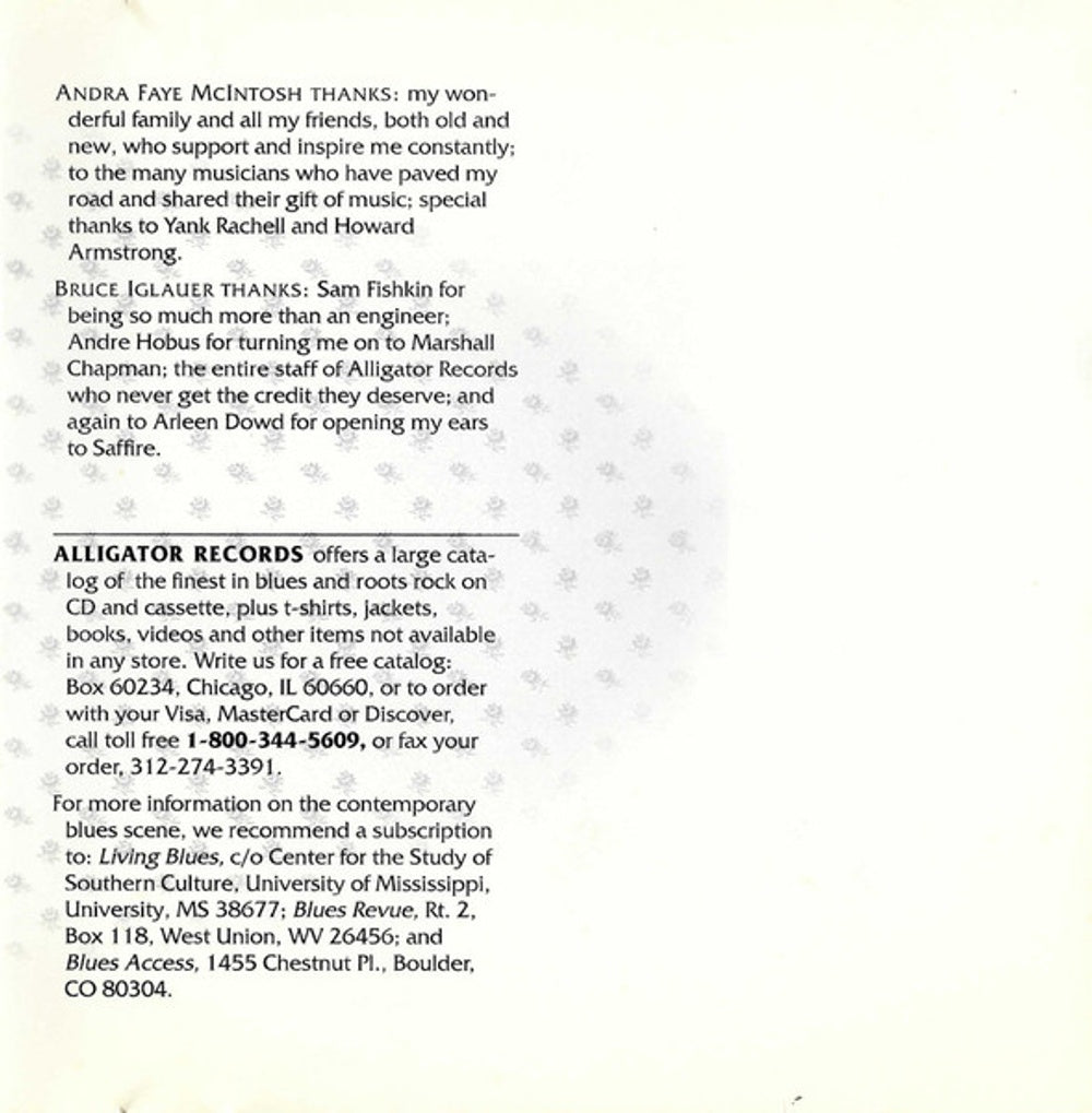 Image: Saffire- The Uppity Blues Women – Cleaning House CD | Relix
