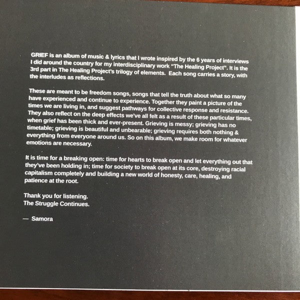 Image: Samora Pinderhughes – GRIEF CD | Relix