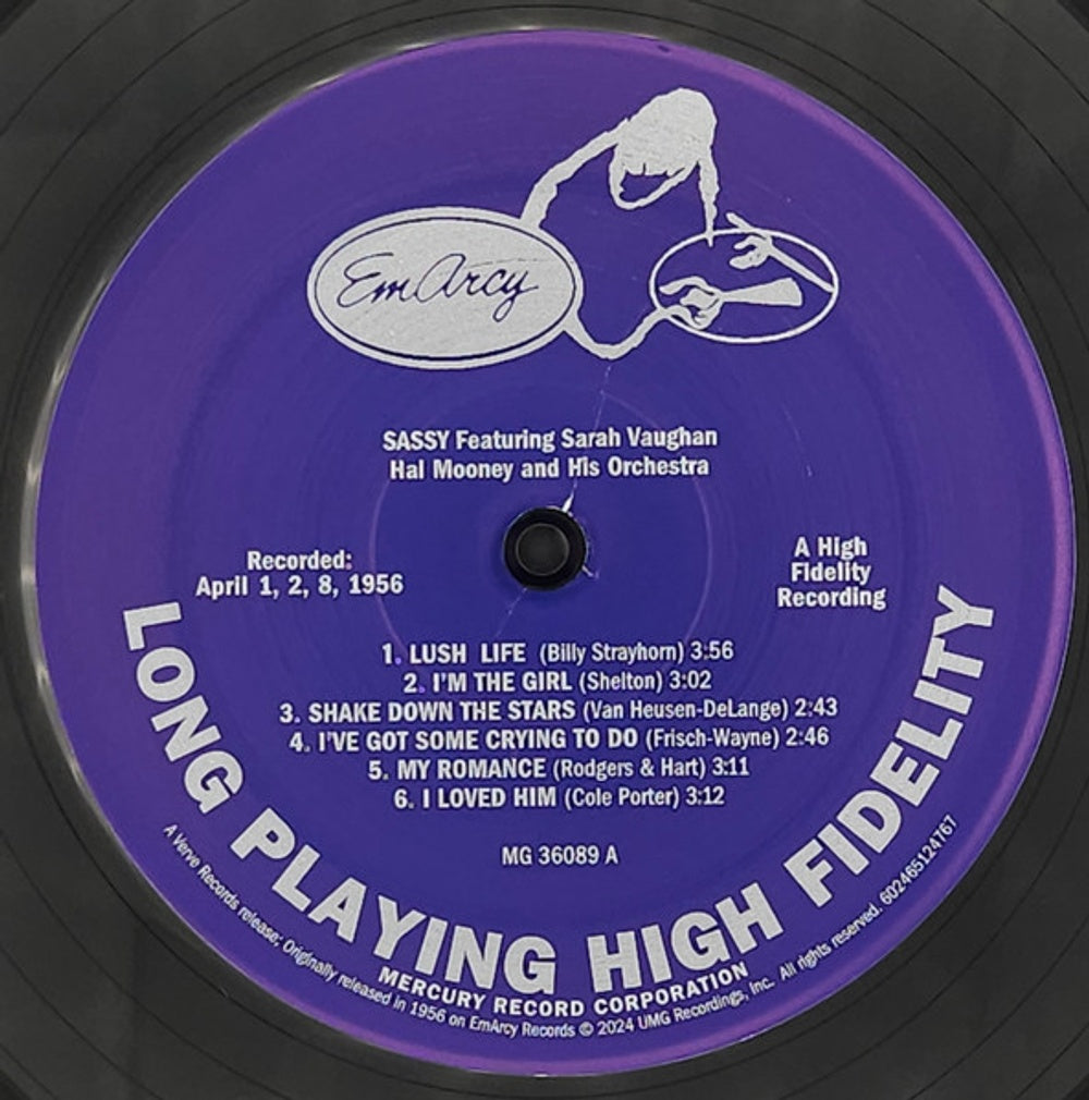 Image: Sarah Vaughan – Sassy (Verve Acoustic Sounds Series LP Vinyl) Vinyl LP | Relix