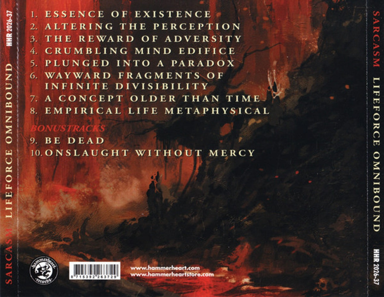 Image: Sarcasm – Lifeforce Unbound CD | Relix