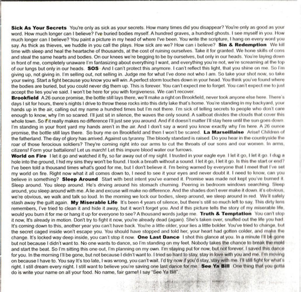 Image: Silverstein – Short Songs (CD) CD | Relix