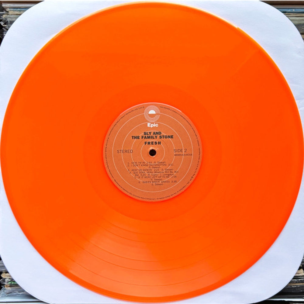 Image: Sly & The Family Stone – Fresh (RSD Essential Neon Orange LP Vinyl) Vinyl LP | Relix